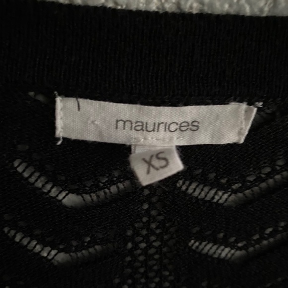 Maurices Black Cardigan, Mid-Sleeve - Picture 3 of 3